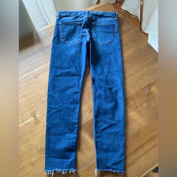 Free People Jeans with Raw Hem and Zipper Fly - Picture 3 of 6